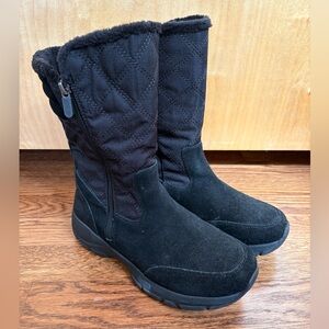 Black Land’s End Women’s Winter Snow Boots